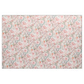 Blush Pink Peony Silver Greenery Garden Stoff (Yard (91,4 cm))