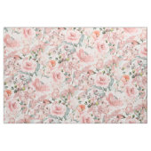 Blush Pink Peony Silver Greenery Garden Stoff (Fat Quarter (45,7 x 55,9 cm))