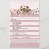 Blush Pink Pet Sitter Groomer Hunde (Vorderseite)