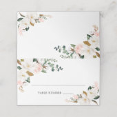 Blush Pink Platzkarten (Außenseite Aufgefaltet)