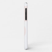 Blush Pink Polka Dock Einfach Personalisiert Case-Mate iPhone Hülle (Hinten/Links)