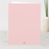 Blush Pink Postpartum Doula Professional Design Karte (Rückseite)