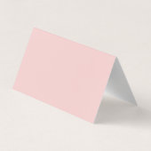 Blush Pink Postpartum Doula Professional Design Visitenkarten (Rückseite)