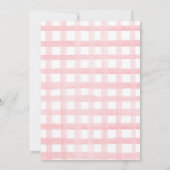 Blush Pink Pumpkin Wende One Birthday Einladung (Rückseite)