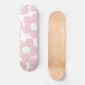 Blush Pink Retro Daisies #1 #decor #art Skateboard (Vorderseite)