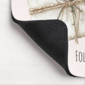 Blush Pink Romantic Flowers Envelope Dreams Mousepad (Ecke)