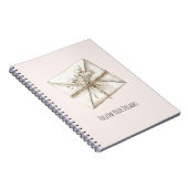 Blush Pink Romantic Flowers Envelope Dreams Notizblock (Rechte Seite)