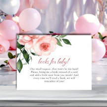 Blush Pink Rose Bloral Baby Duschbücher für Baby