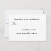 Blush Pink Rose Blumensammlung RSVP Karte (Rückseite)