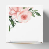 Blush Pink Rose Blumenspülung Baby Dusche Geschenkschachtel (Oben)