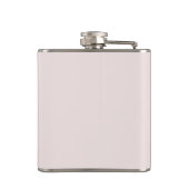 Blush Pink Rose Farbige Sonnenbrille Flachmann (Rückseite)