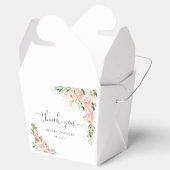 Blush Pink Rose Gold Baby Dusche Box Geschenkschachtel (Geöffnet)