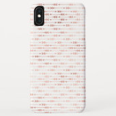 Blush Pink - Rose Gold Boho Arrow Muster Case-Mate iPhone Hülle (Rückseite)
