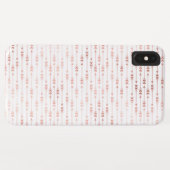 Blush Pink - Rose Gold Boho Arrow Muster Case-Mate iPhone Hülle (Rückseite (Horizontal))