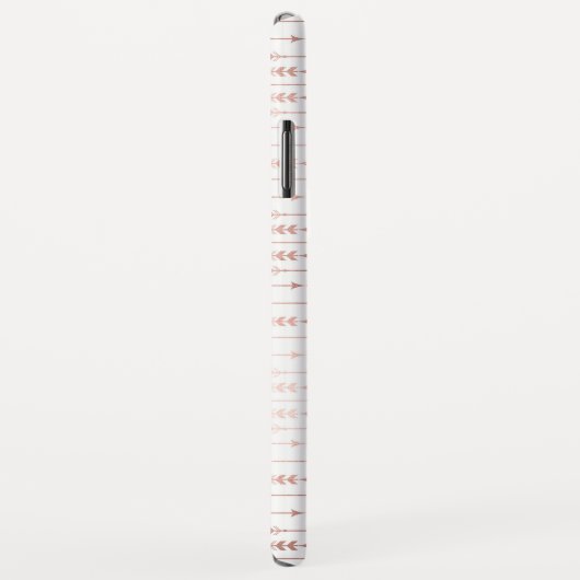 Blush Pink - Rose Gold Boho Arrow Muster Case-Mate iPhone Hülle (Hinten/Rechts)