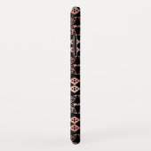 Blush Pink - Rose Gold Boho Handgezeichnetes Muste Case-Mate iPhone Hülle (Hinten/Rechts)