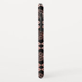 Blush Pink - Rose Gold Boho Handgezeichnetes Muste Case-Mate iPhone Hülle (Hinten/Links)