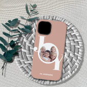 Blush Pink Rose Gold Custom Foto Case-Mate iPhone Hülle