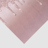 Blush Pink Rose Gold Drilling Glitzer Trendy Glam Seidenpapier (Ausschnitt)