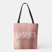 Blush Pink - Rose Gold Foil Eyelashes Tasche (Rückseite)