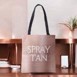 Blush Pink - Rose Gold Foil Spray Tan Suppen Tasche<br><div class="desc">Blush Pink - Rose Gold Foil Spray Tan liefert Werbebeutel. Der Name und der Beruf des Unternehmens können geändert werden,  um für jede Art von Unternehmen verwendet zu werden. Bitte kontaktieren Sie den Designer,  um weitere passende Artikel zu erhalten.</div>