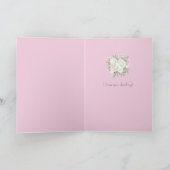 Blush pink rose petals candle karte (Innenseite)