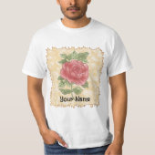 Blush Pink Rose t-shirt (Vorderseite)