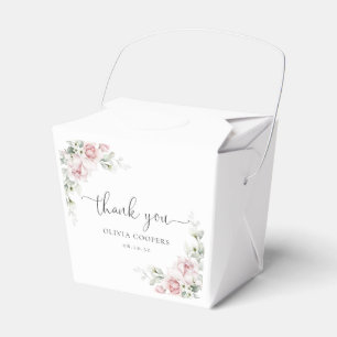 Blush Pink Roses Baby Dusche Box Geschenkschachtel