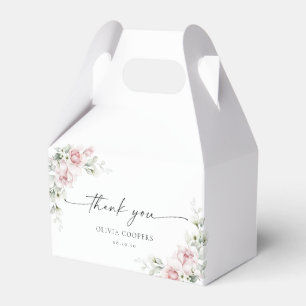 Blush Pink Roses Baby Dusche Box Geschenkschachtel