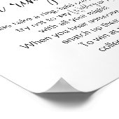 Blush Pink Roses Blumengestein setzen einen Ring a Poster (Ecke)