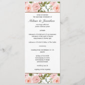 Blush Pink Roses Blumenzwiebelprogramm Programm (Vorderseite)