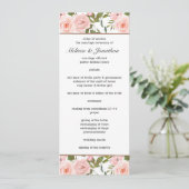 Blush Pink Roses Blumenzwiebelprogramm Programm (Stehend Vorderseite)