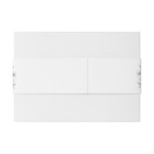 Blush Pink Roses Wedding Einladung Bauchband Einladungsbanderole (Rückseitenbeispiel)