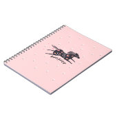 Blush Pink Run Free Christlich Faith Notebook Notizblock (Linke Seite)
