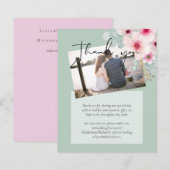 Blush Pink Sage Blumenzettel (Vorne/Hinten)