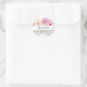Blush Pink Sage Danke Stickers BOHO Floral (Tasche)