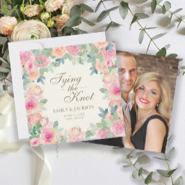 Blush Pink Sage Grüne Blumengrün Kopffe Knochen Save The Date