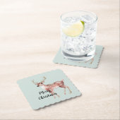 Blush Pink Sage Grünes Weihnachtsfest Untersetzer (Vor Ort)