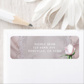 Blush Pink Satin Bow & Rose Romantische Hochzeit (Insitu)