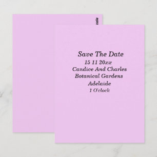 Blush Pink, Save the Date Einladung Hochzeit Postkarte