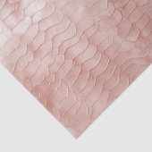Blush Pink Schlange Print Seidenpapier (Detail)