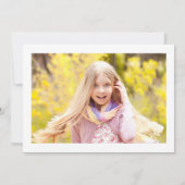 Blush Pink Script Modern Sweet 16 Birthday Party Einladung (Rückseite)