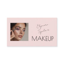 Blush Pink Script Social Icon QR Code Photo Makeup