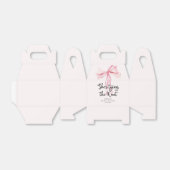 Blush Pink sie bindet das Brautparty des Knotens Geschenkschachtel (Ungefaltet)