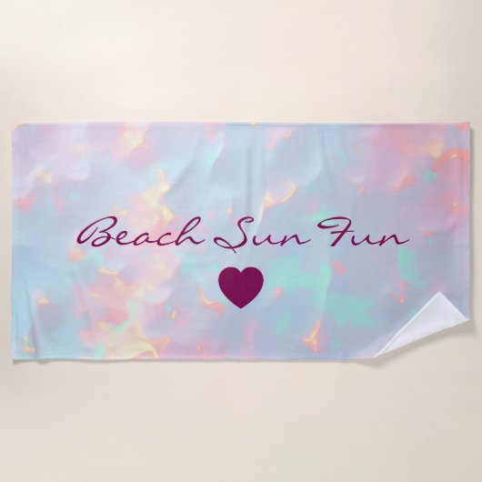 Blush Pink Soft Mint Gold Luxury Modern Collection Strandtuch (Vorderseite)