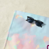 Blush Pink Soft Mint Gold Luxury Modern Collection Strandtuch (Beispiel)