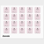 Blush Pink Sourdough Ingredient Cottage Sticker (Blatt)
