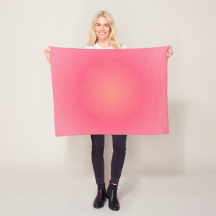Blush Pink Sparkle Gradient Fleece Blanken