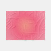 Blush Pink Sparkle Gradient Fleece Blanken (Vorderseite (Horizontal))