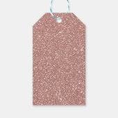 Blush Pink Speckled Pattern Party Geschenkanhänger (Vorderseite)